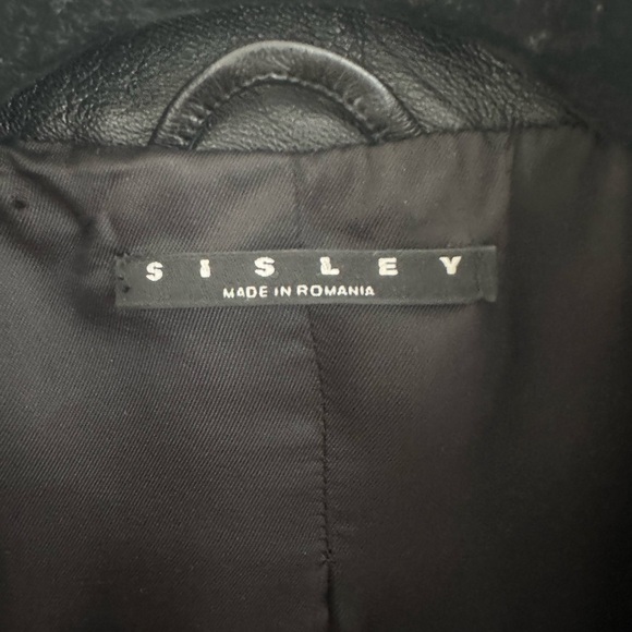 Sisley Genuine Leather Trench Coat - Picture 10 of 12